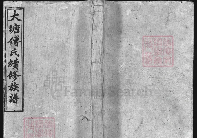湖南湘乡大塘傅氏续修族谱（霖雨堂）-中华家谱网