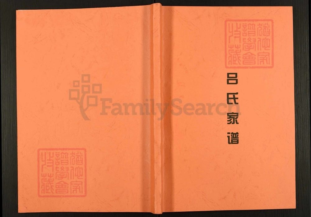 图片[1]-广西贵港平南县吕氏家谱电子版PDF下载-中华家谱网