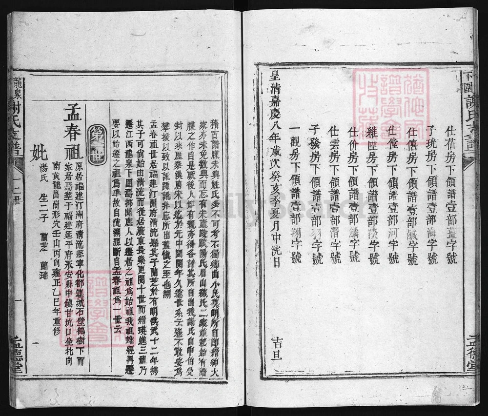 图片[6]-江西吉安遂川县龙泉下围谢氏支谱（孟德堂）电子版PDF下载-中华家谱网