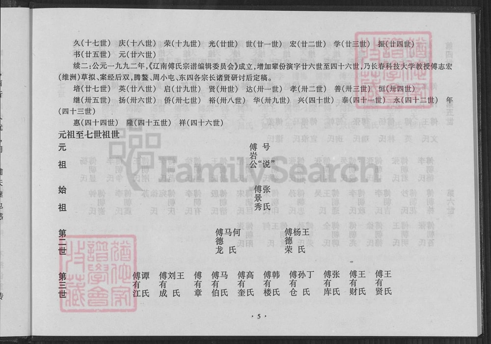 图片[5]-辽宁海城辽南傅氏宗谱电子版PDF下载-中华家谱网