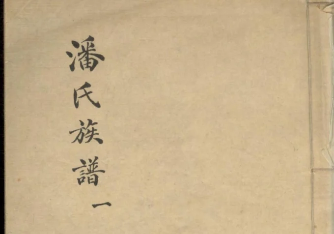 上海浦东潘氏族谱-中华家谱网