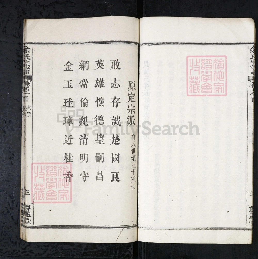 图片[4]-湖北武汉新洲区余氏宗谱（尊孟堂）电子版PDF下载-中华家谱网