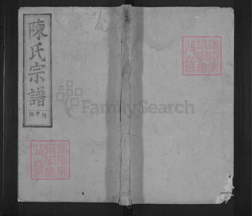 图片[1]-安徽安庆怀宁陈氏宗谱（聚星堂）电子版PDF下载-中华家谱网