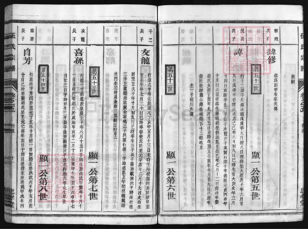 图片[8]-浙江兰溪伍氏宗谱（忠孝堂）电子版PDF下载-中华家谱网