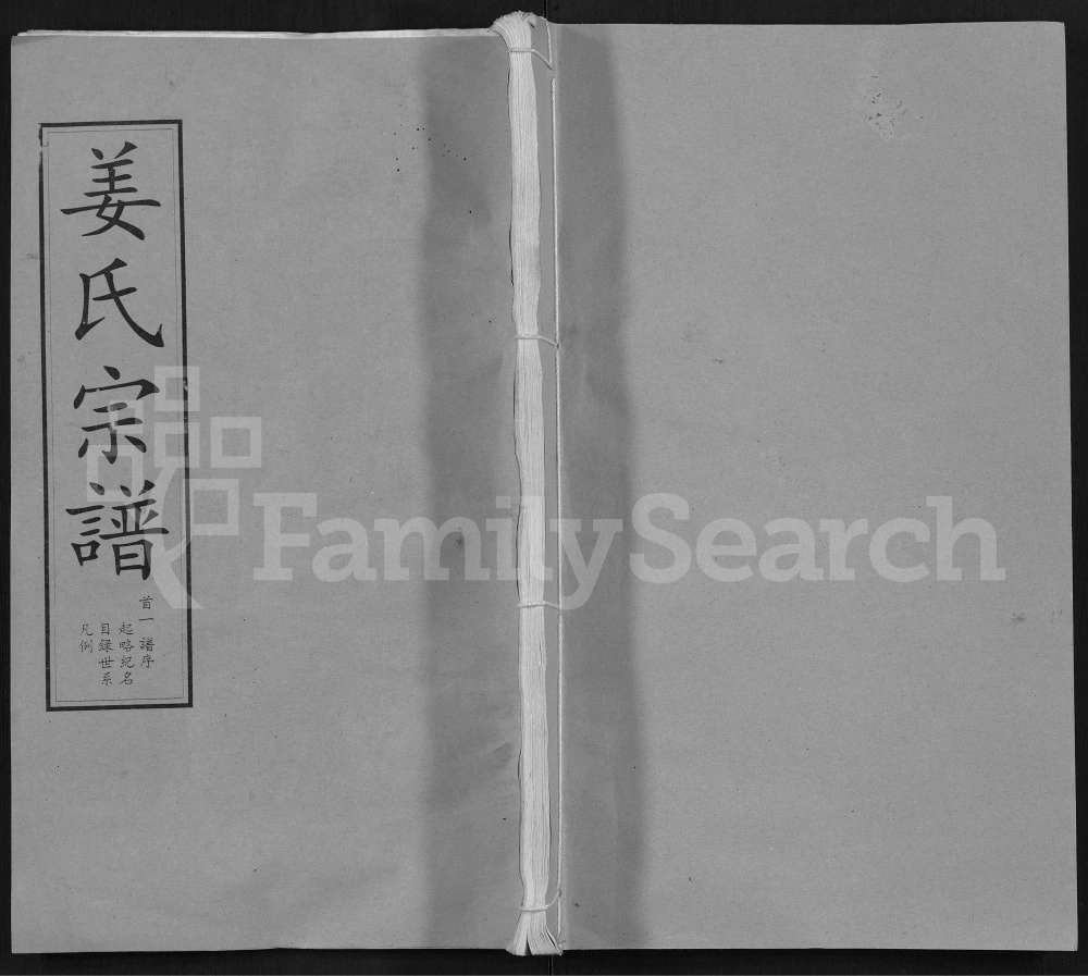 图片[1]-湖北麻城姜氏宗谱（垂裕堂）电子版PDF下载-中华家谱网