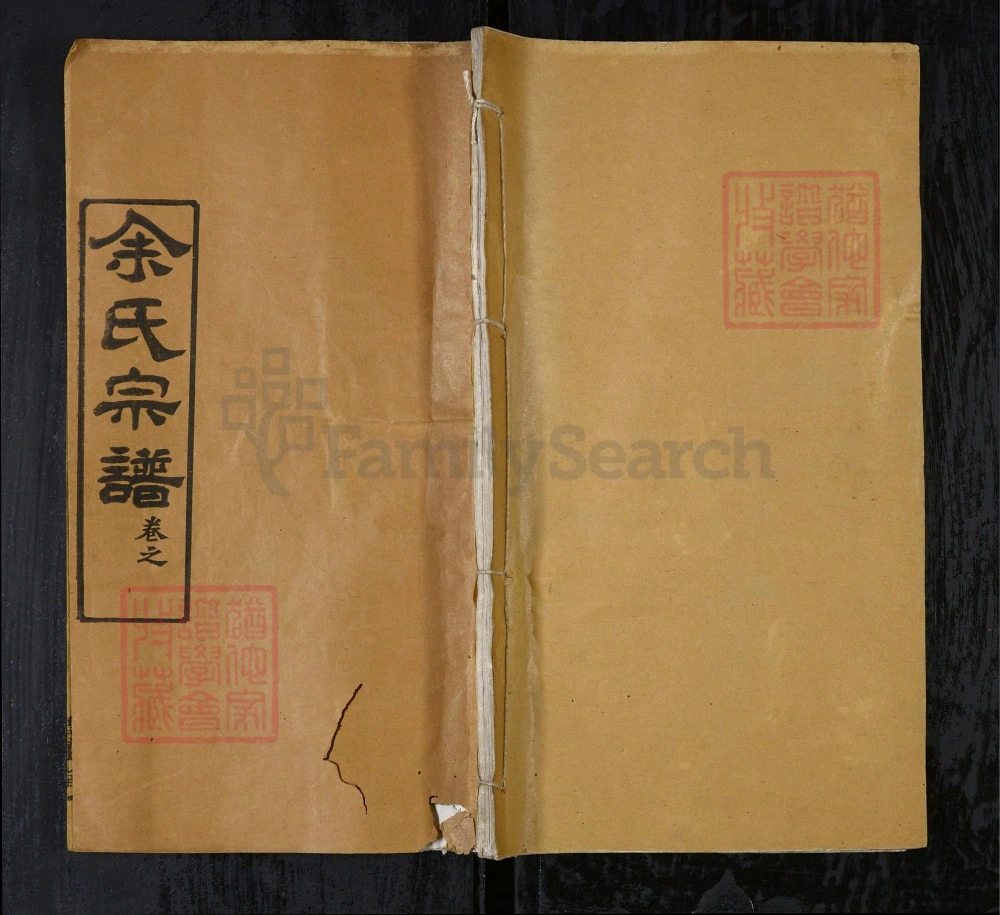 图片[1]-湖北武汉新洲区余氏宗谱（尊孟堂）电子版PDF下载-中华家谱网