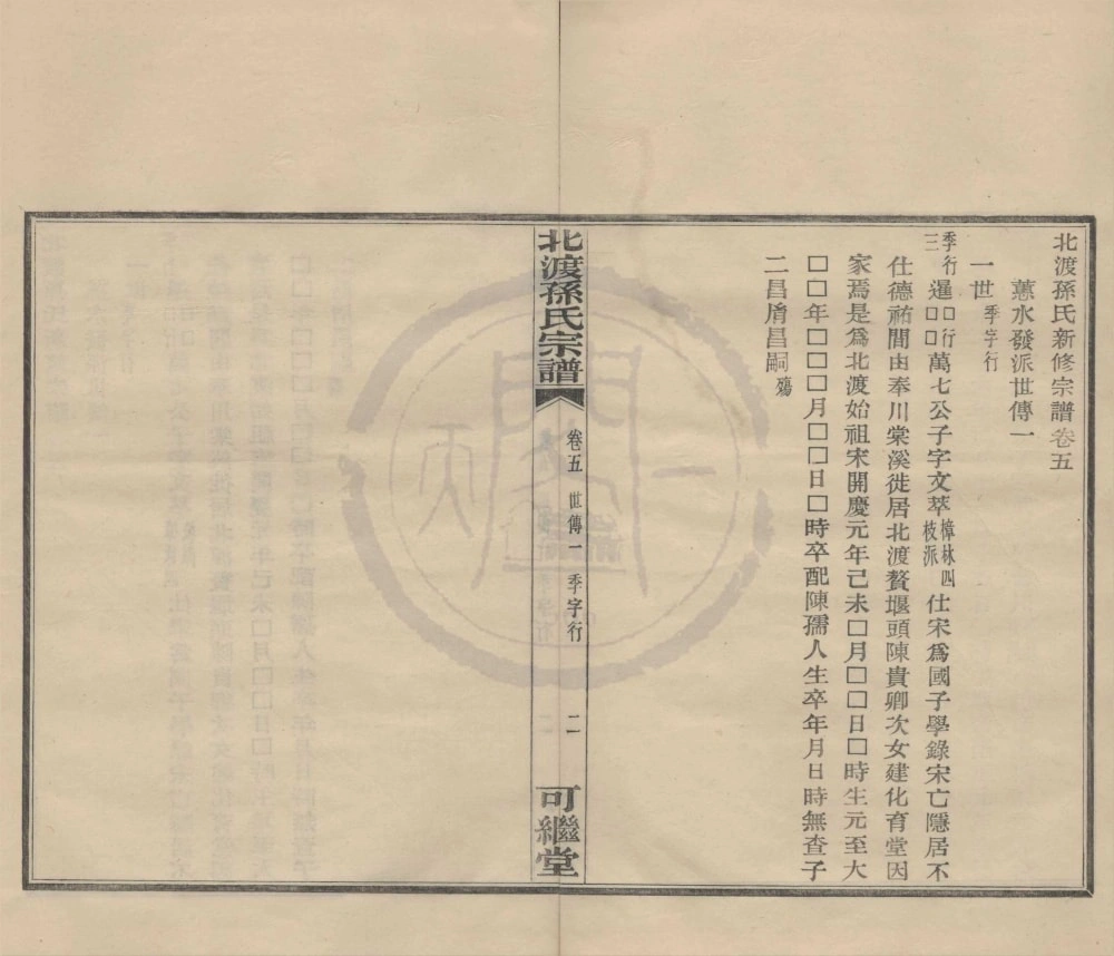 图片[8]-浙江宁波鄞州区鄞县北渡孙氏宗谱（可继堂）电子版PDF下载-中华家谱网