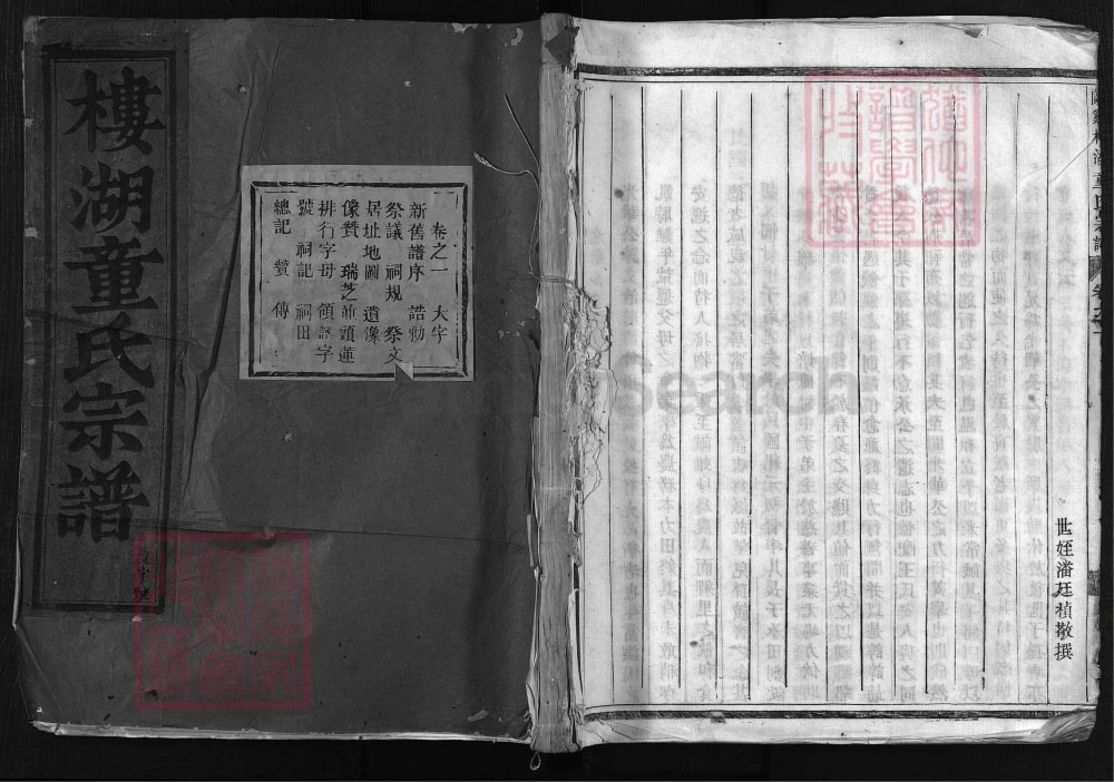 图片[1]-浙江兰溪楼湖童氏宗谱电子版PDF下载-中华家谱网