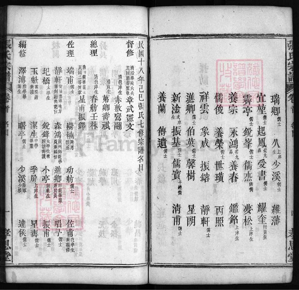 图片[4]-湖北罗田义水张氏宗谱（孝思堂）电子版PDF下载-中华家谱网