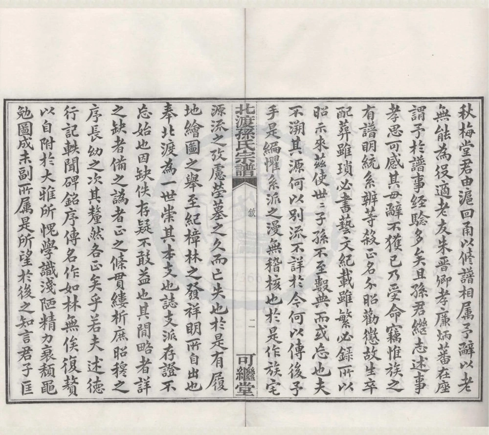 图片[3]-浙江宁波鄞州区鄞县北渡孙氏宗谱（可继堂）电子版PDF下载-中华家谱网