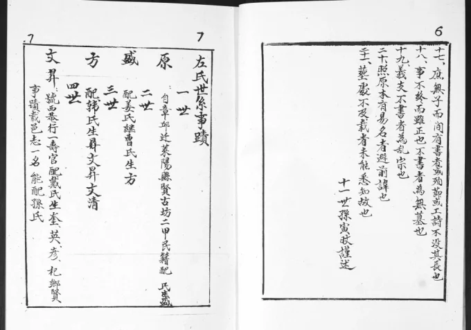 山东莱阳左氏家谱-中华家谱网