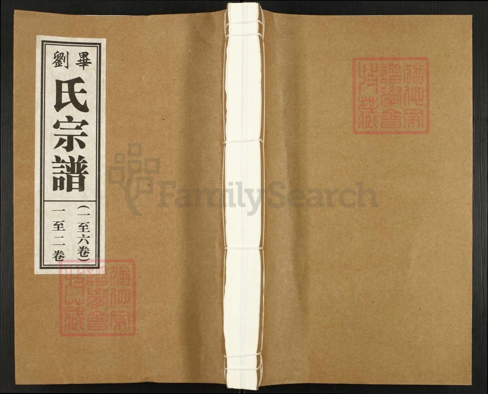 图片[1]-安徽合肥刘氏宗谱（梓溪堂）电子版PDF下载-中华家谱网