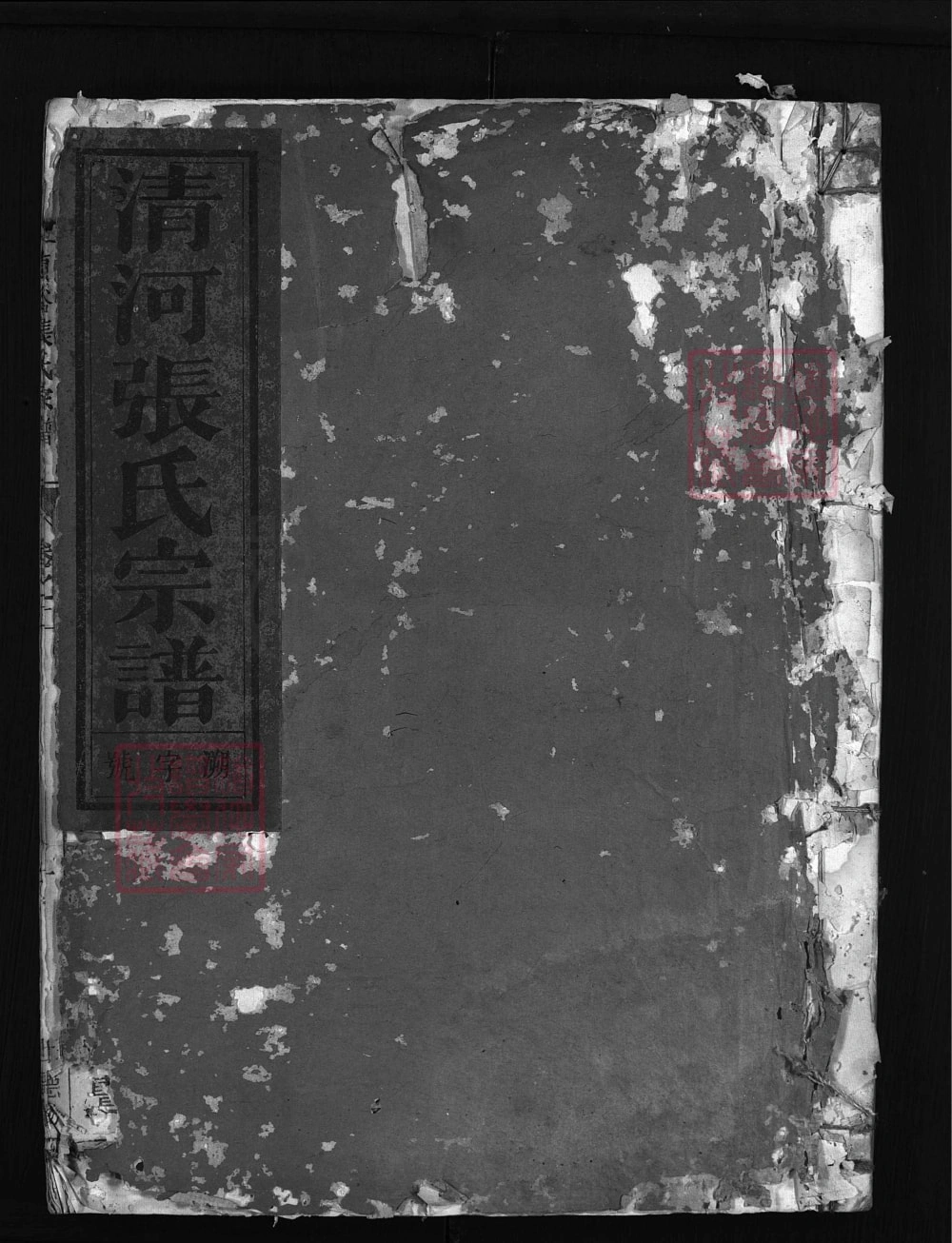 图片[1]-浙江兰溪尹源清河张氏宗谱（世德堂）电子版PDF下载-中华家谱网