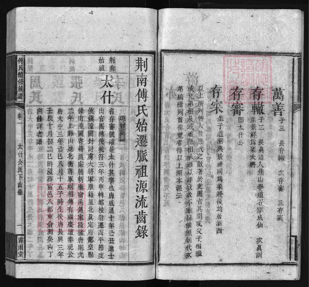 图片[5]-湖南湘乡大塘傅氏续修族谱（霖雨堂）电子版PDF下载-中华家谱网