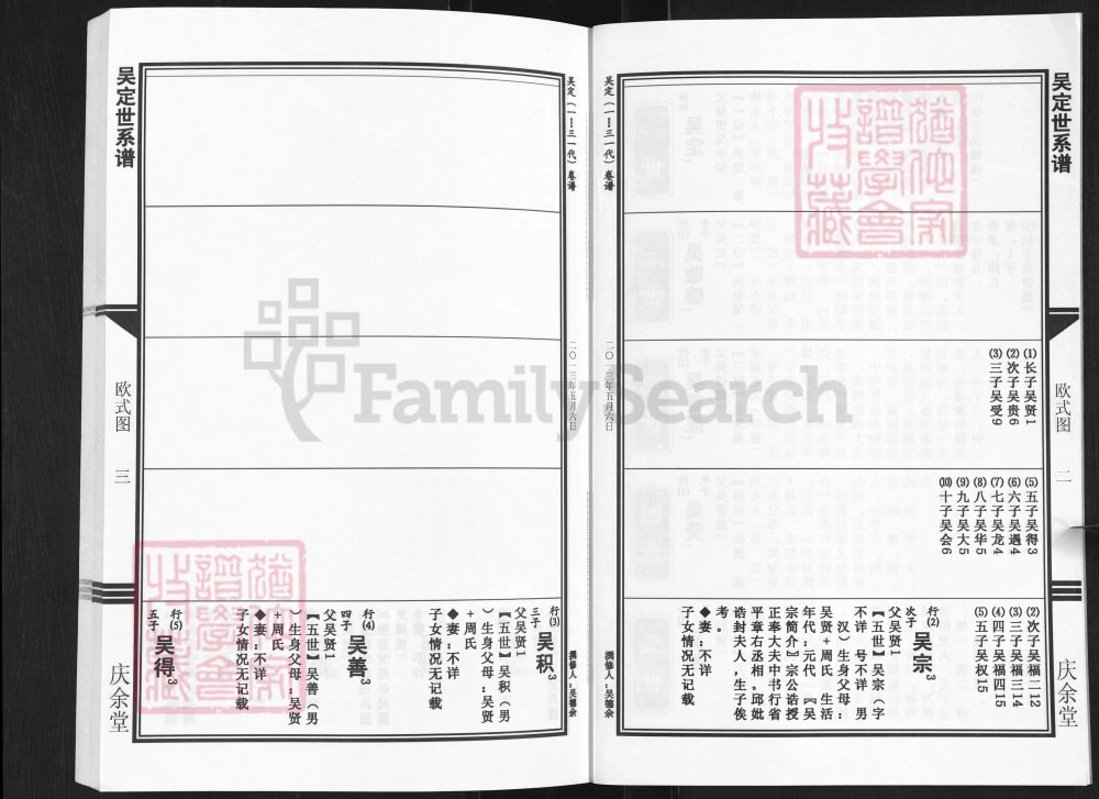图片[3]-湖北武汉新洲区吴氏宗谱（庆余堂）电子版PDF下载-中华家谱网