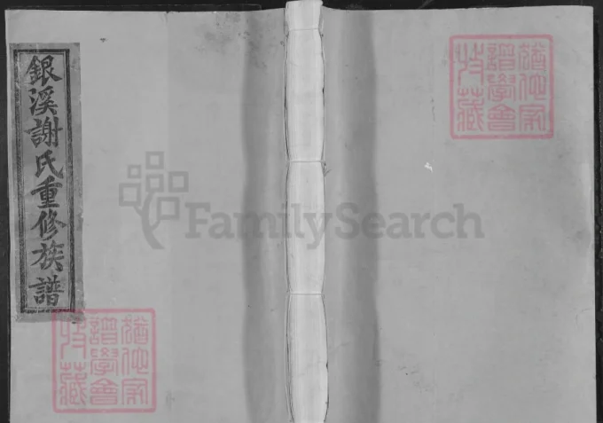 江西吉水银溪谢氏族谱-中华家谱网