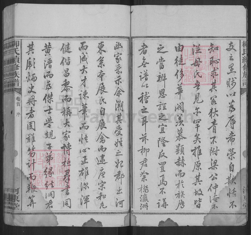 图片[3]-湖南邵阳田心柳家桥柳氏续修族谱（河东堂）电子版PDF下载-中华家谱网