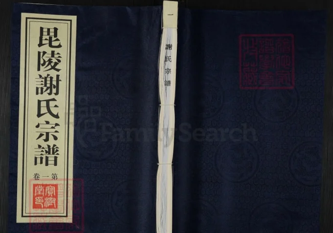 江苏常州武进区毘陵谢氏宗谱(宝树堂)电子版PDF下载-中华家谱网