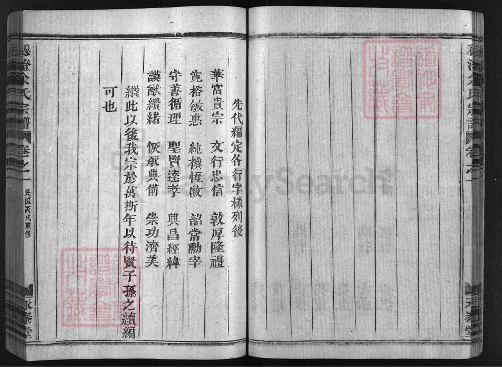 图片[5]-浙江兰溪穆澄余氏宗谱（永泰堂）电子版PDF下载-中华家谱网