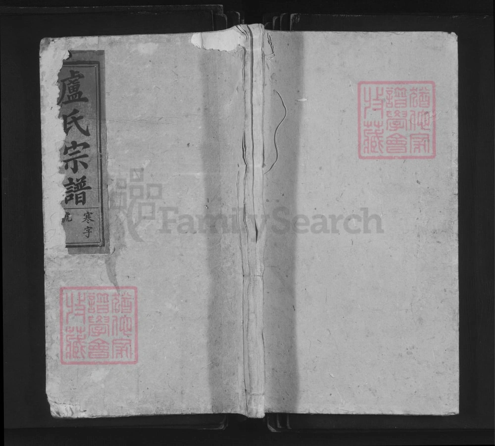 图片[1]-安徽安庆太湖县卢氏宗谱（孝友堂）电子版PDF下载-中华家谱网