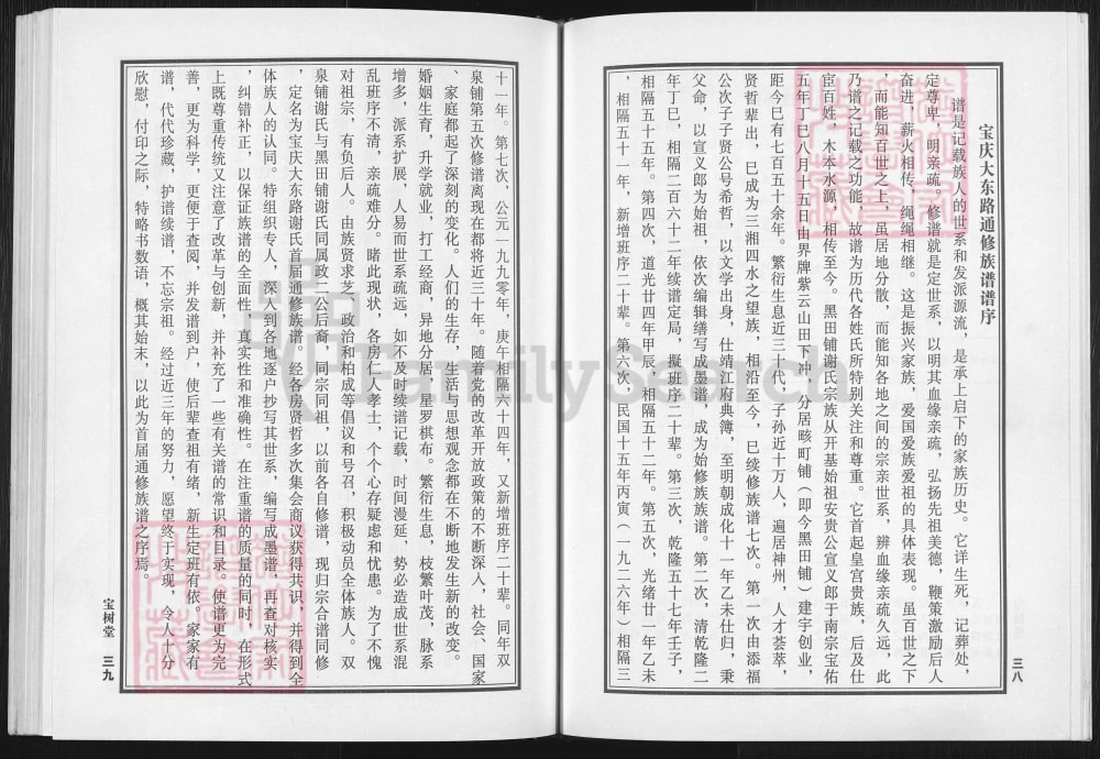 图片[3]-湖南邵阳宝庆大东路谢氏通修族谱（宝树堂）电子版PDF下载-中华家谱网