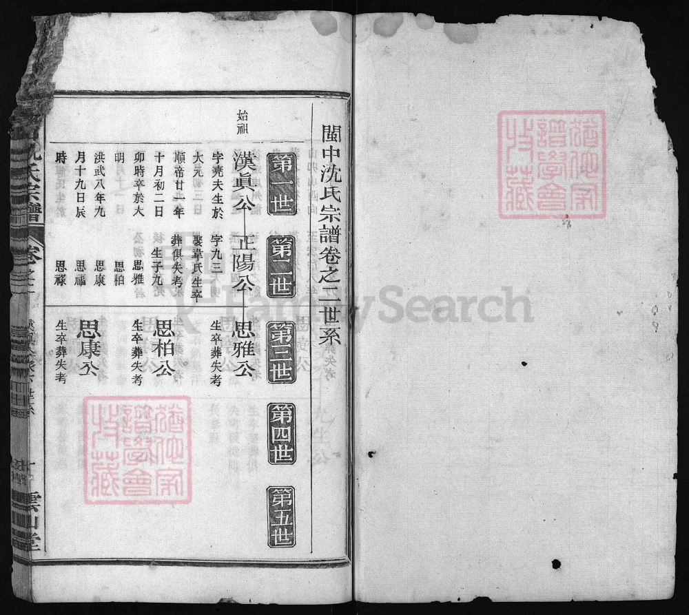 图片[5]-江西广丰横山沈氏宗谱（云山堂）电子版PDF下载-中华家谱网