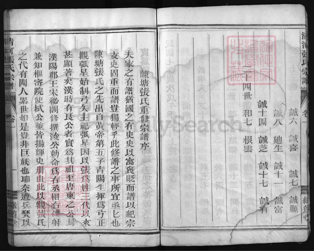 图片[2]-浙江衢州龙游县清河张氏宗谱（绿筠堂）电子版PDF下载-中华家谱网