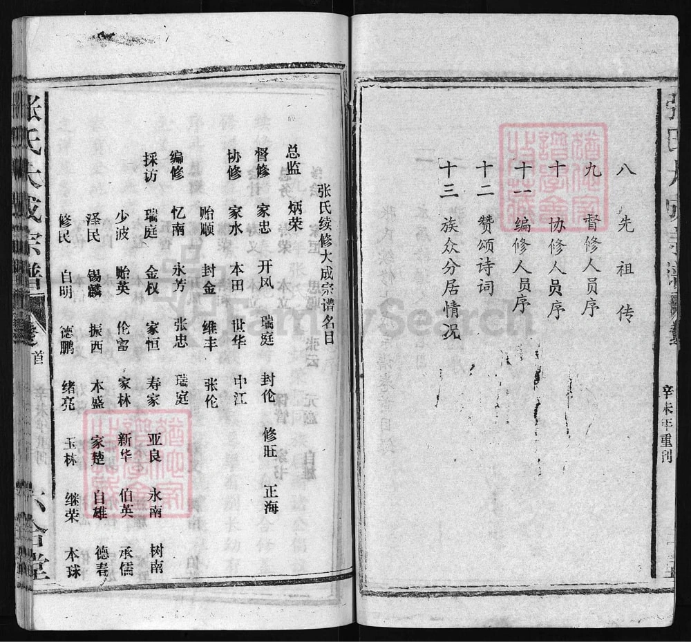 图片[3]-湖北黄冈蕲春县张氏大成宗谱（六合堂）电子版PDF下载-中华家谱网