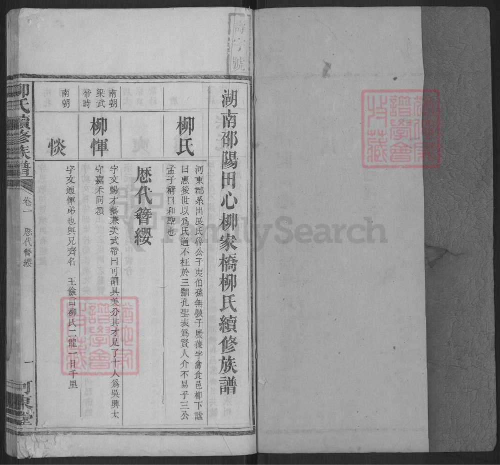 图片[6]-湖南邵阳田心柳家桥柳氏续修族谱（河东堂）电子版PDF下载-中华家谱网