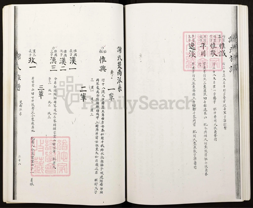 图片[4]-湖南新化谢氏族谱电子版PDF下载-中华家谱网