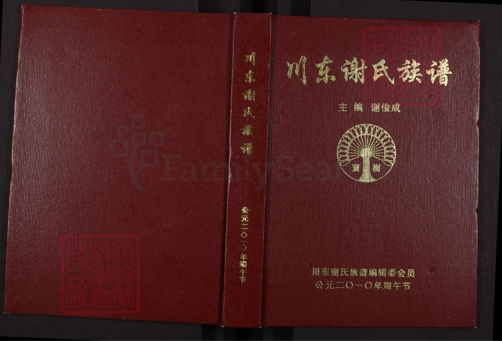 图片[1]-四川达州大竹县川东谢氏族谱电子版PDF下载-中华家谱网