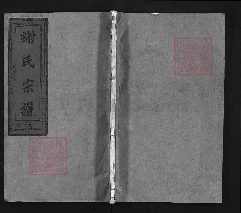 图片[1]-江西上饶谢氏重修宗谱（宝树堂）电子版PDF下载-中华家谱网