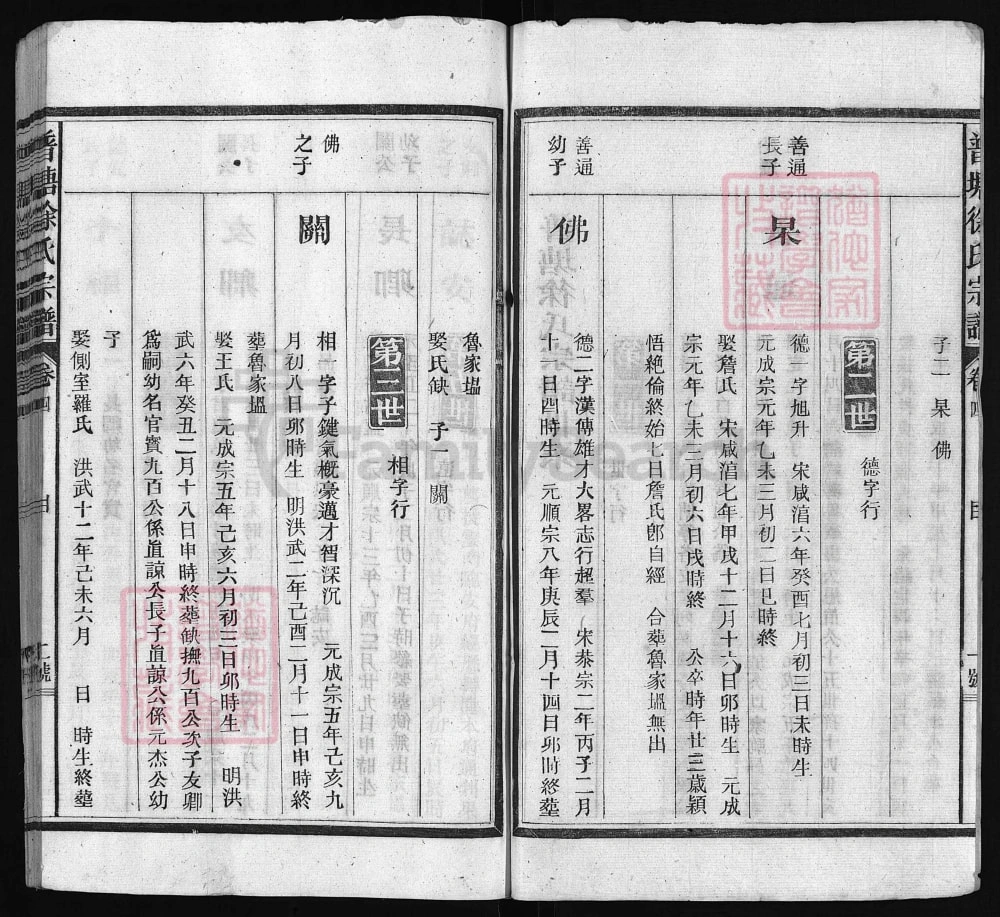 图片[3]-江西广丰丰溪普塘徐氏族谱电子版PDF下载-中华家谱网