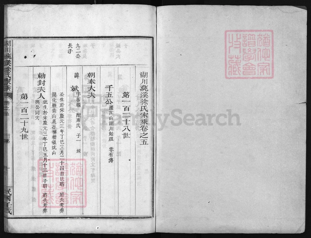 图片[5]-浙江江山市湖川莼溪徐氏家乘（惇彝堂）电子版PDF下载-中华家谱网