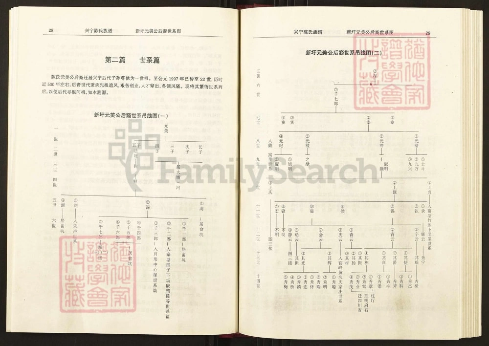 图片[4]-广东兴宁陈氏族谱元美公分谱电子版PDF下载-中华家谱网