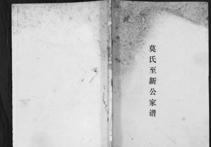 广西桂林阳朔莫氏至新公家谱电子版PDF下载-中华家谱网