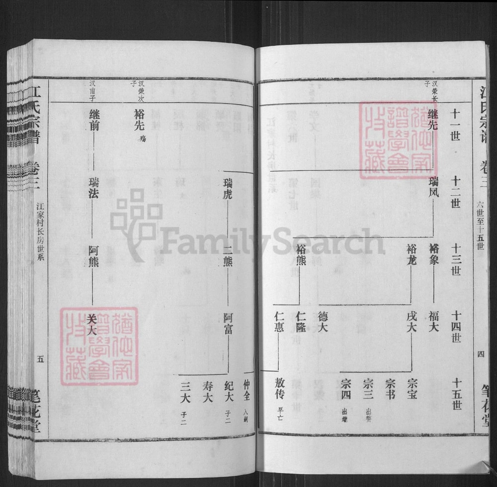 图片[6]-江苏江阴江氏宗谱（笔花堂）电子版PDF下载-中华家谱网