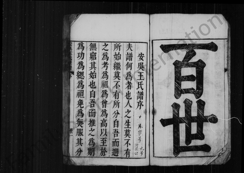 图片[1]-安徽宣城泾县安吴王氏世谱电子版PDF下载-中华家谱网