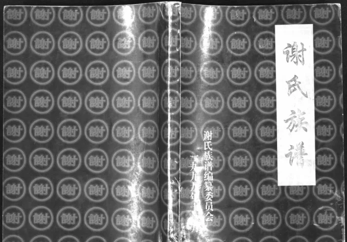 陕西榆林谢氏族谱-中华家谱网