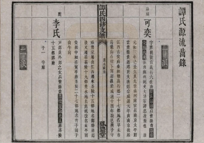 湖南宁乡谭氏四修支谱（弘农堂）电子版PDF下载-中华家谱网