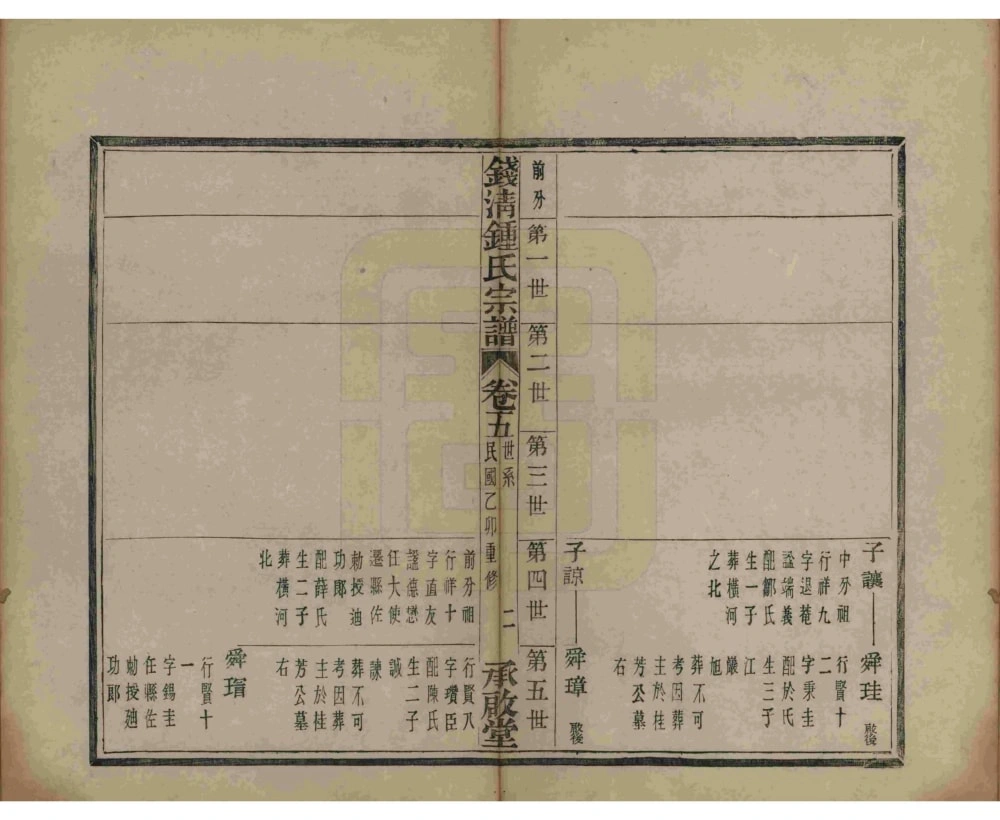 图片[7]-浙江杭州萧山区钱清钟氏宗谱（承启堂）电子版PDF下载-中华家谱网
