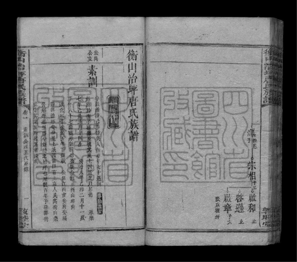 图片[5]-湖南衡阳衡山治坪晋昌唐氏四修族谱（敦睦堂）电子版PDF下载-中华家谱网