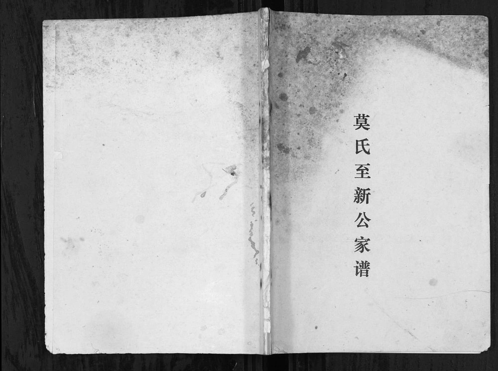 图片[1]-广西桂林阳朔莫氏至新公家谱电子版PDF下载-中华家谱网