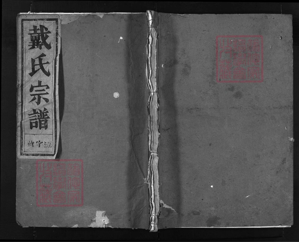 图片[1]-浙江兰溪戴氏宗谱（恒德堂）电子版PDF下载-中华家谱网