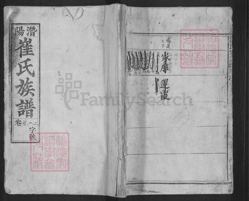 图片[1]-安徽安庆潜山潜阳崔氏宗谱（德星堂）电子版PDF下载-中华家谱网