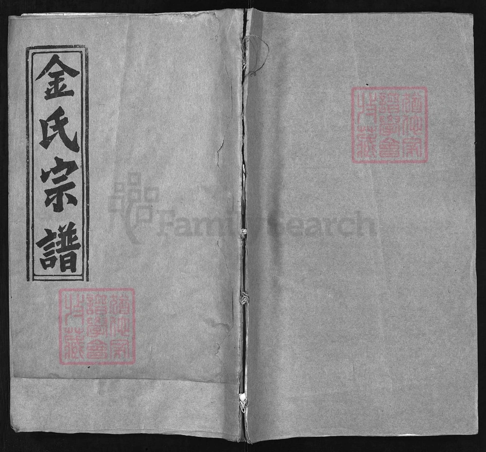 图片[1]-湖北黄冈麻城金氏合修宗谱（济正堂）电子版PDF下载-中华家谱网