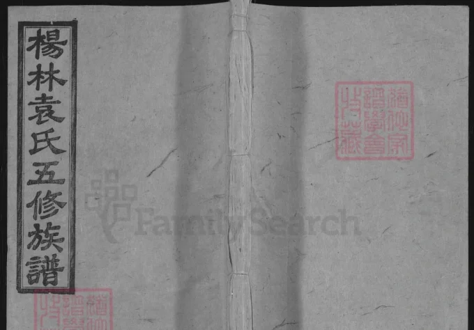 湖南邵阳杨林袁氏五修族谱（敦睦堂）电子版PDF下载-中华家谱网