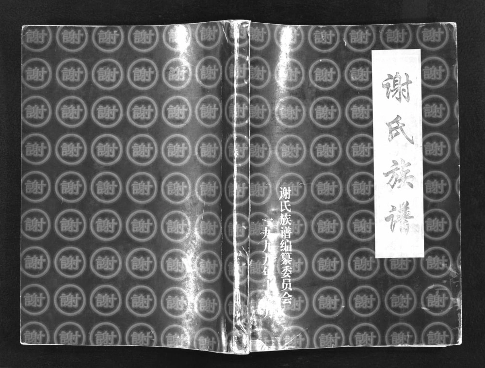 图片[1]-陕西榆林谢氏族谱电子版PDF下载-中华家谱网