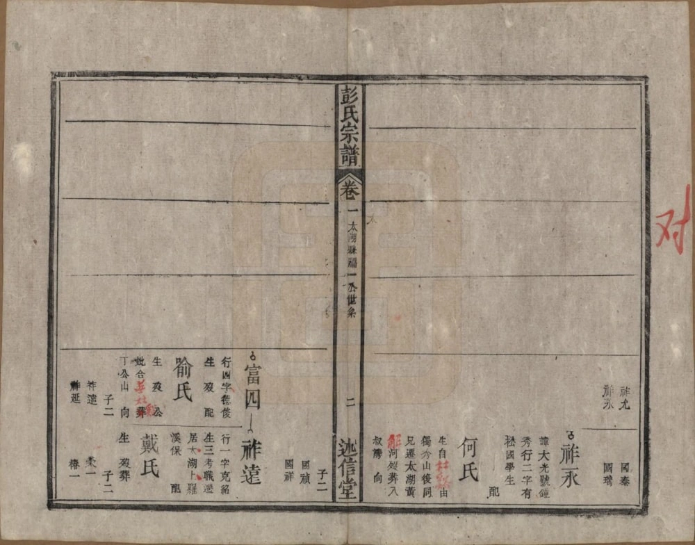 图片[8]-安徽安庆太湖县彭氏宗谱（述信堂）电子版PDF下载-中华家谱网
