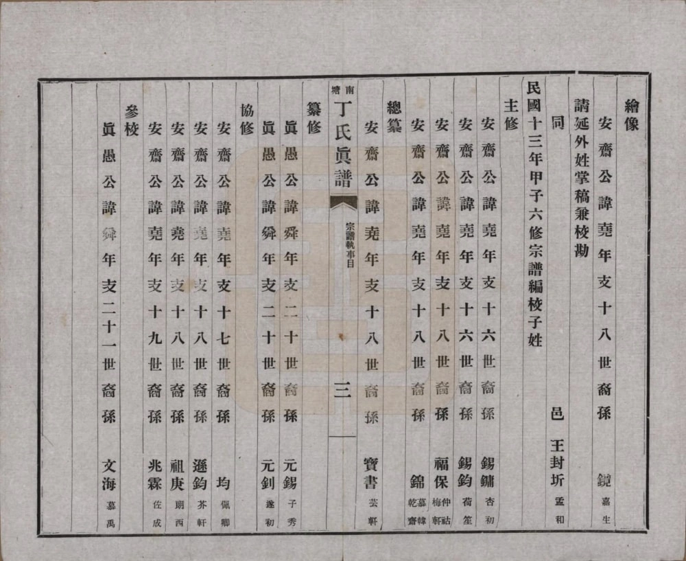 图片[4]-江苏无锡南塘丁氏真谱电子版PDF下载-中华家谱网
